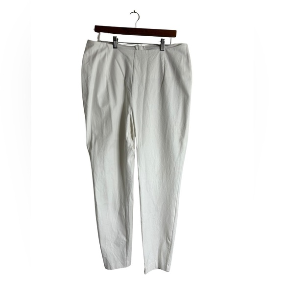 Lysse white stretchy comfortable white slack‎ pants size 1x - Picture 1 of 6